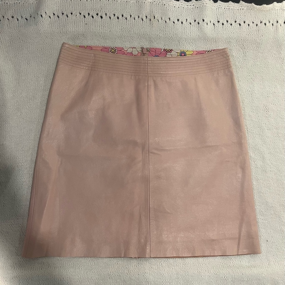 Rudsak Pink leather Skirt size 5